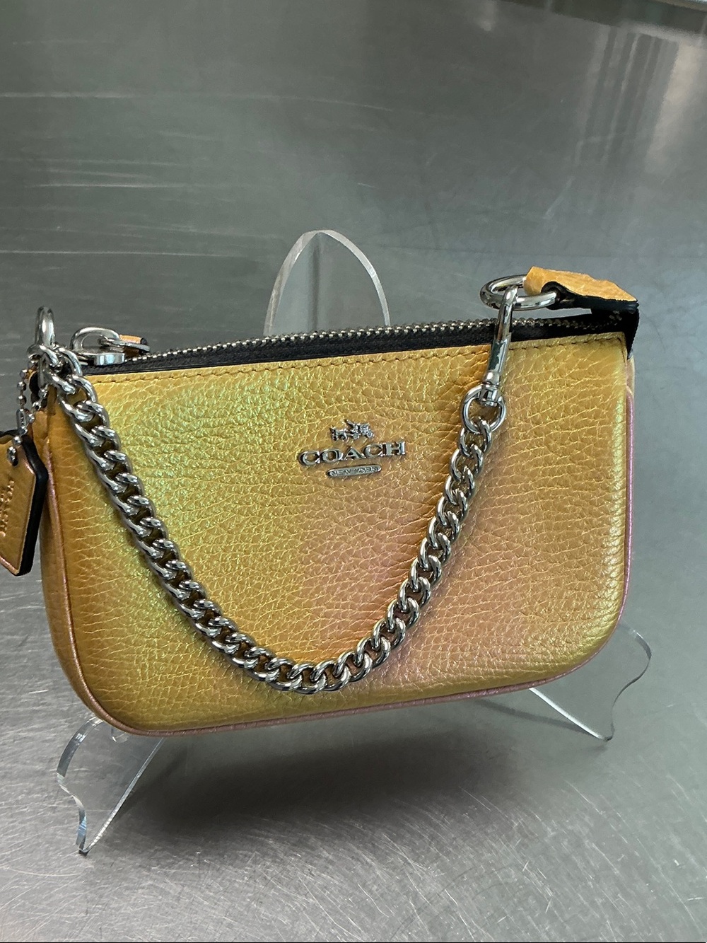 Coach “Hologram” LIKE NEW, all leather mini bag.RARE